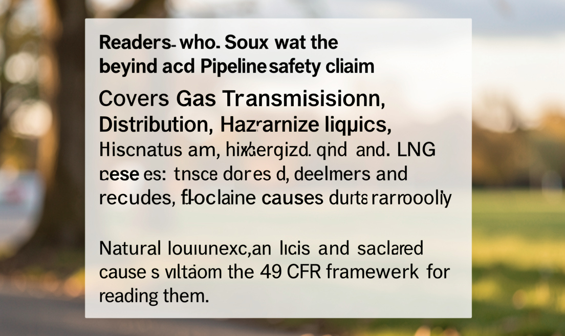 pipeline incident data